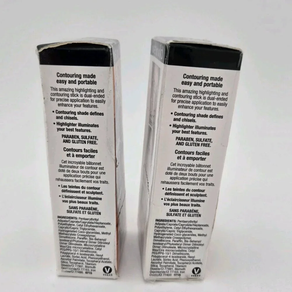 2 Wet n Wild MegaGlo Dual Ended‎ Contour Stick #752A Medium Tan NEW Lot of 2